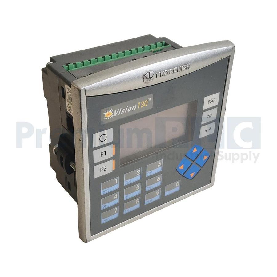 Used UNITRONICS V130-33-TA24 VISION 130 SERIES PLC+HMI PANEL MONOCHROME DISPLAY 2.4"
