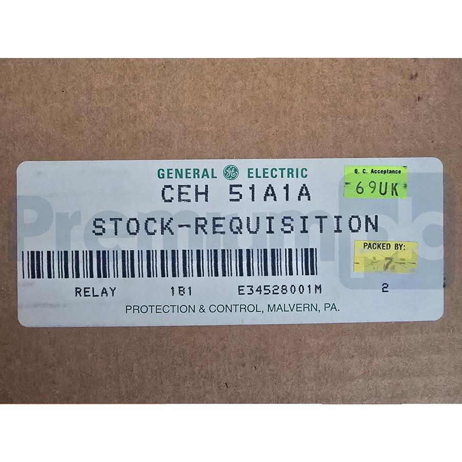 Used GE General Electric 12CEH51A1A | CEH 51A1A Loss of Excitation Relay 115V 5A 60Hz
