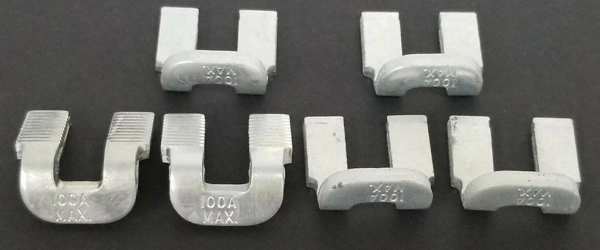 Used LOT OF 6 NEW ALLEN BRADLEY 1492-N21 PLUG-IN JUMPERS 1492N21 SER. A