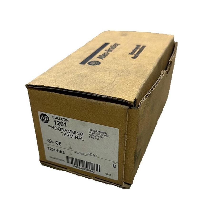 Used NEW ALLEN BRADLEY 1201-HA2 /B PROGRAMMING TERMINAL LCD/DIGITAL FRN: 1.07 1201HA2