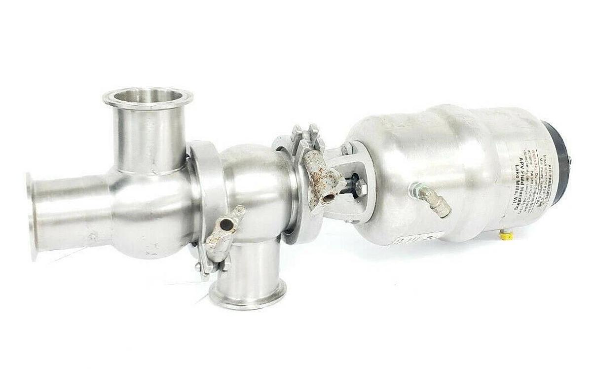Used APV SW43T20B1E3TTT SINGLE SEAT VALVE, 70-150PSI, 5-10BAR, SERIES SW4
