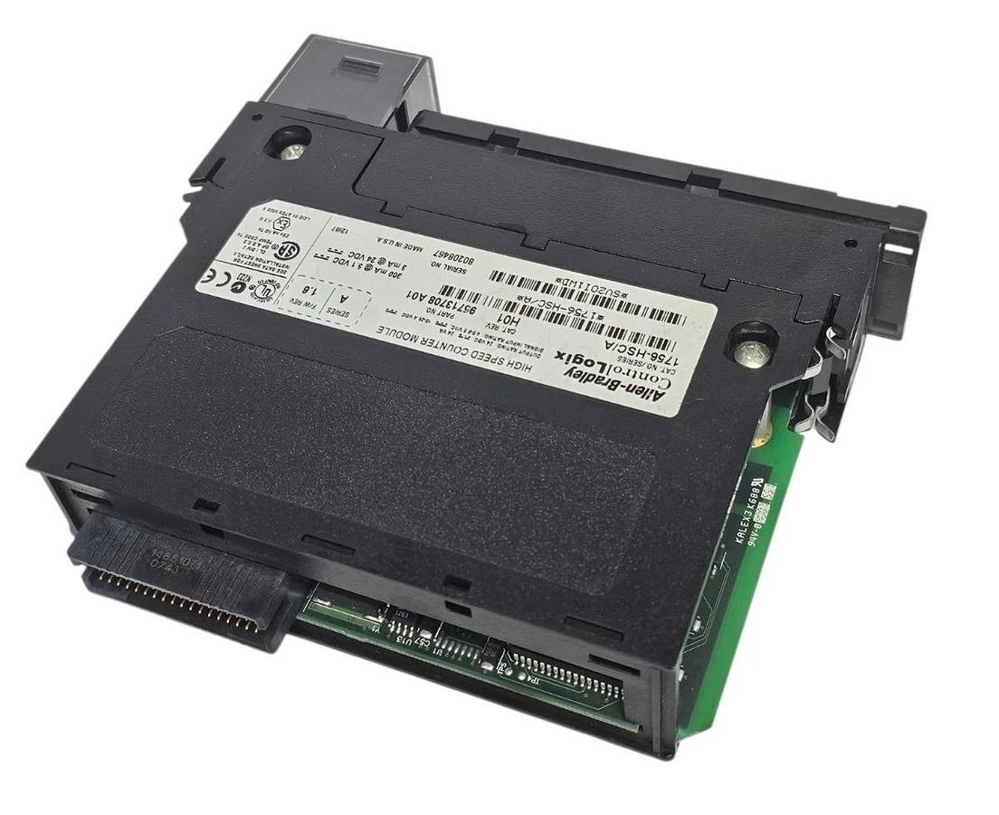 Used ALLEN BRADLEY 1756-HSC /A HIGH SPEED COUNTER MODULE SER. A F/W: REV. 1.6