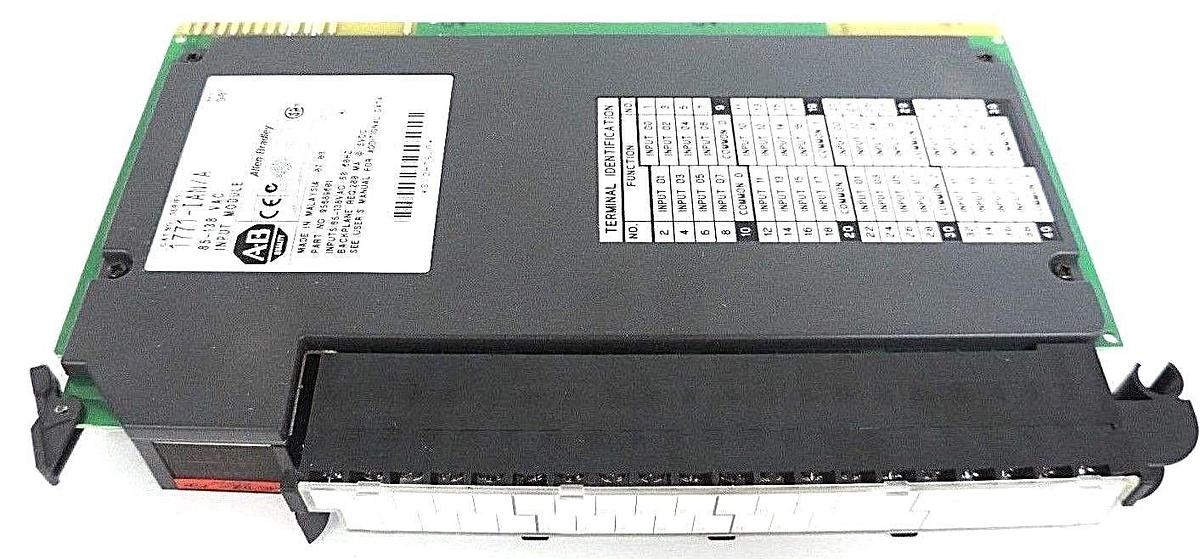 Used ALLEN BRADLEY 1771-IAN/A SER. A, REV. D01 INPUT MODULE 85-138VAC, 95689601