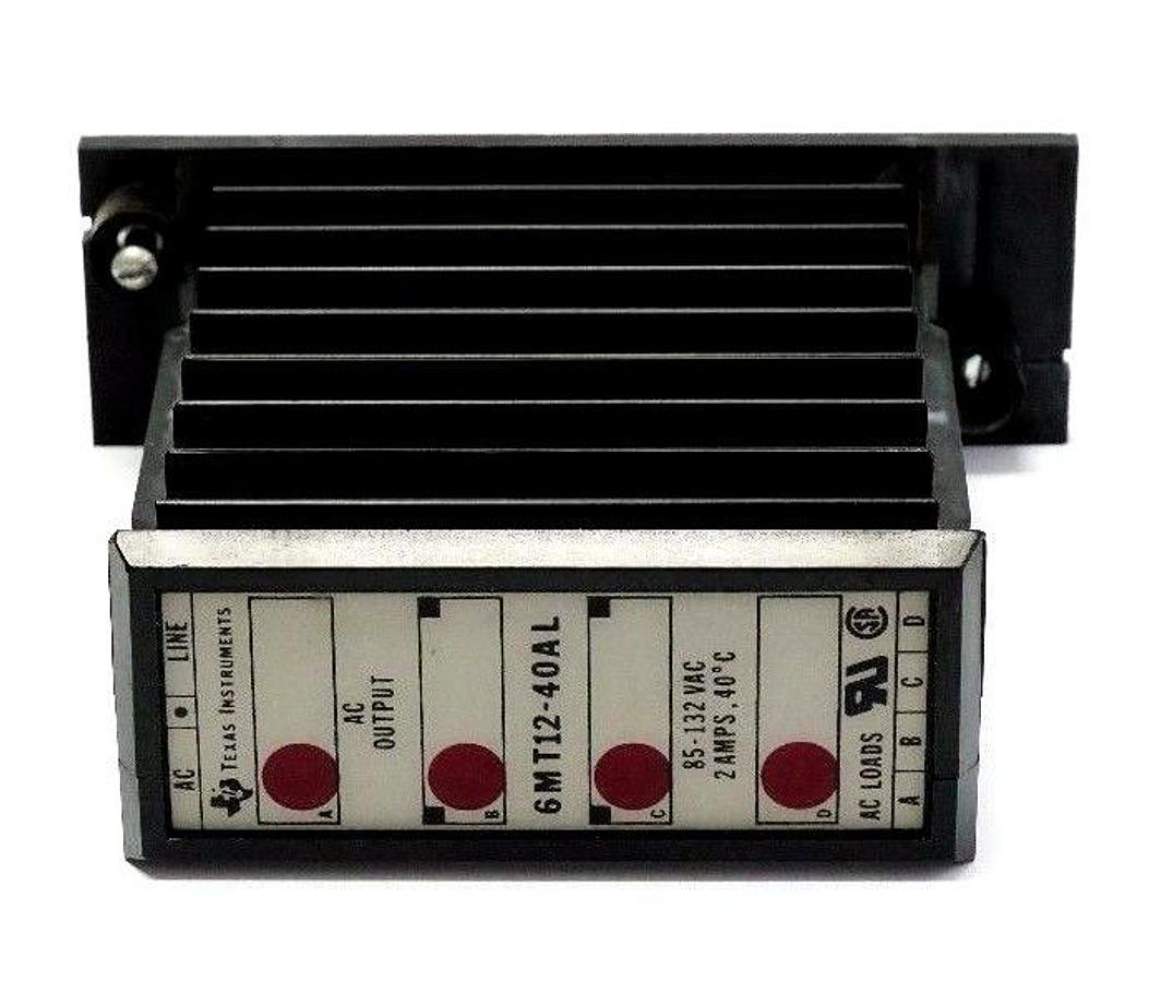 Used TEXAS INSTRUMENTS 6MT12-40AL AC OUTPUT 85-132VAC 2AMPS 40°C 6MT1240AL REPAIRED
