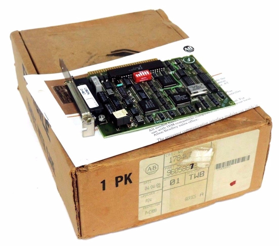 Used NIB ALLEN BRADLEY 1784-KT COMMUNICATION MODULE SER A P/N 96058872 1784KT