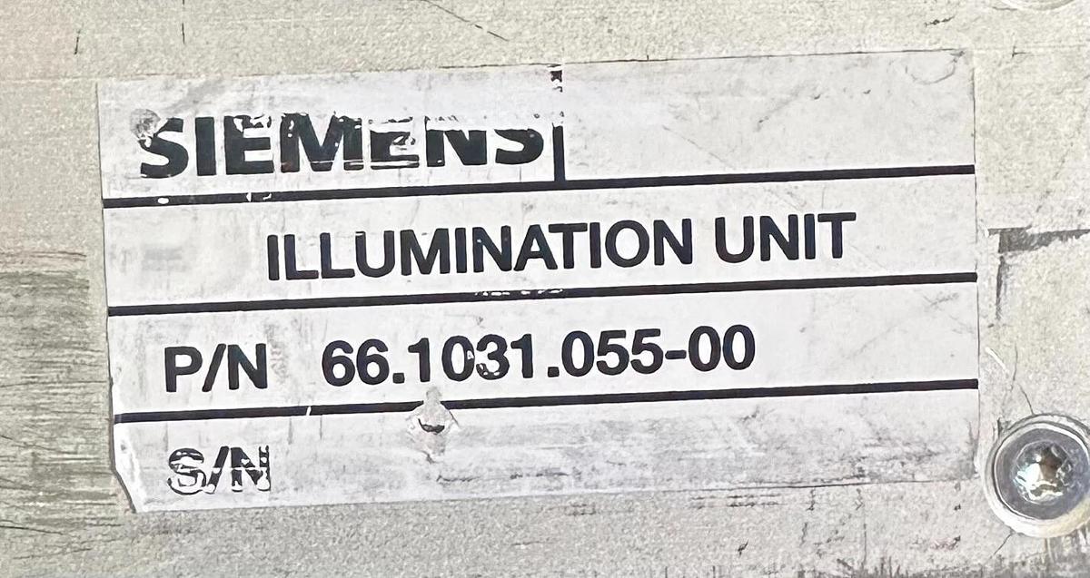 Used SIEMENS 66.1031.055-00 / 66103105500 ILLUMINATION UNIT 66.1031.055-01 CP000014
