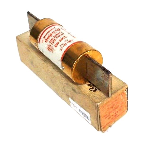 Used NIB FERRAZ SHOWMUT AT-DE-600 AMPTRAP DUAL ELEMENT TIME DELAY FUSE 600V, ATDE600