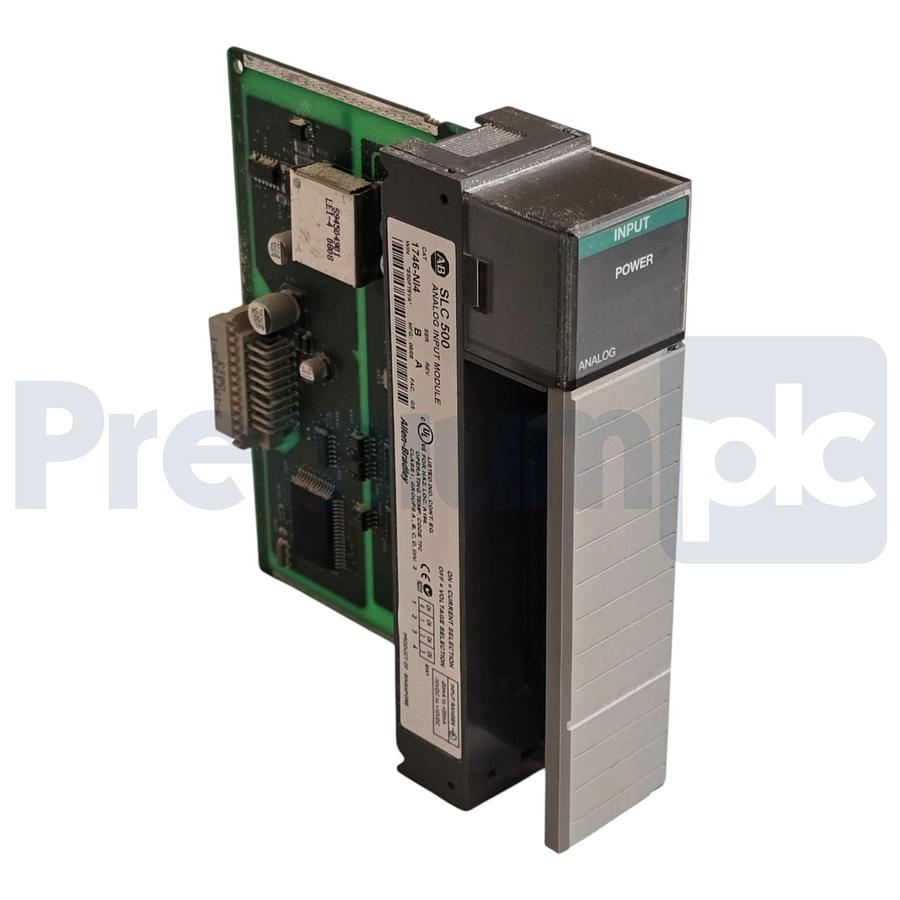 Used Allen-Bradley 1746-NI4 /B SLC 500 4-Ch Analog Input Module Rev. A 1746NI4 USPI
