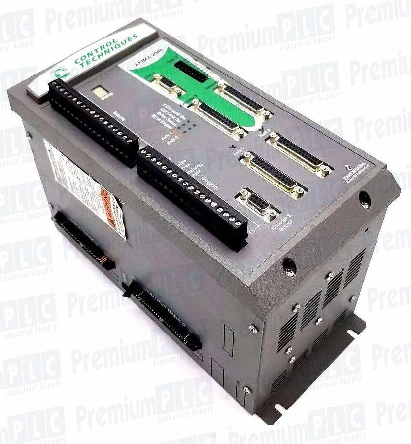 Used CONTROL TECHNIQUES AX-2000-00-00-03C AXIMA 2000 2-AXIS CONTROLLER 964369-37