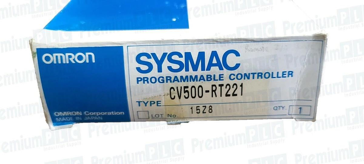 Used NEW OMRON CV500-RT221 / CV500RT221 SYSMAC REMOTE I/O MASTER UNIT