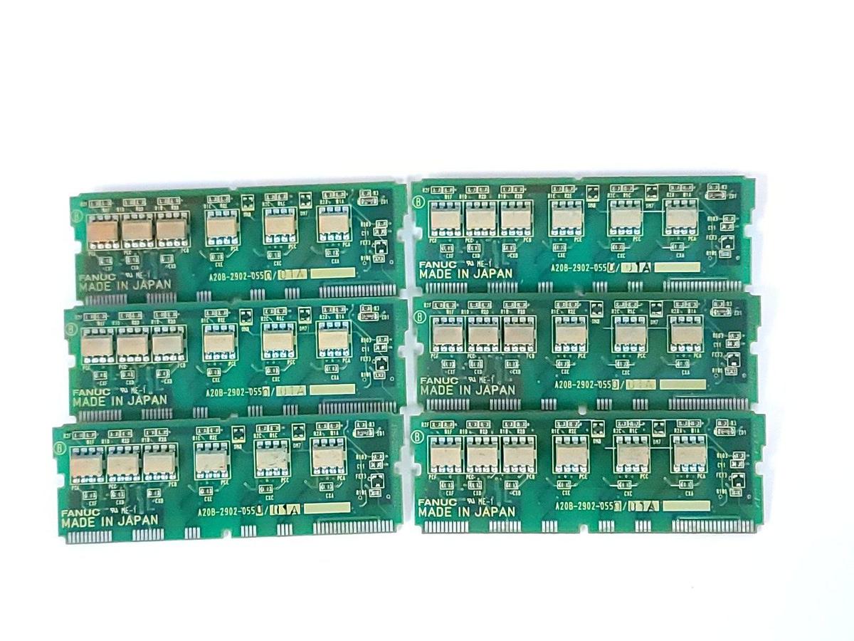 Used LOT OF 6 FANUC A20B-2902-0550/01A SERVO AMPLIFIER DAUGHTER BOARDS A20B-2902-0550