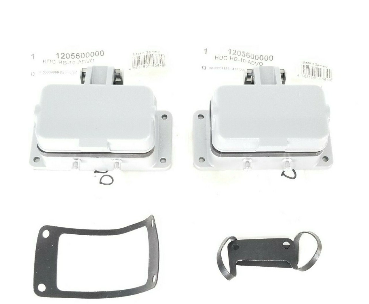 Used LOT OF 2 NEW WEIDMULLER HDC-HB-10-ADVO HOUSINGS 1205600000