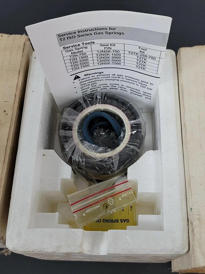 Used (3) NIB HYSON PRODUCTS TANKER-2 T2-ISOSK-3000 GAS SPRING SEAL KITS T2ISOSK3000