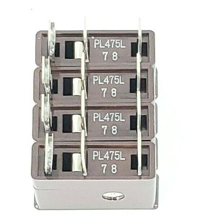 LOT OF 4 NEW DAITO PL475L FUSES 7.5A 125V