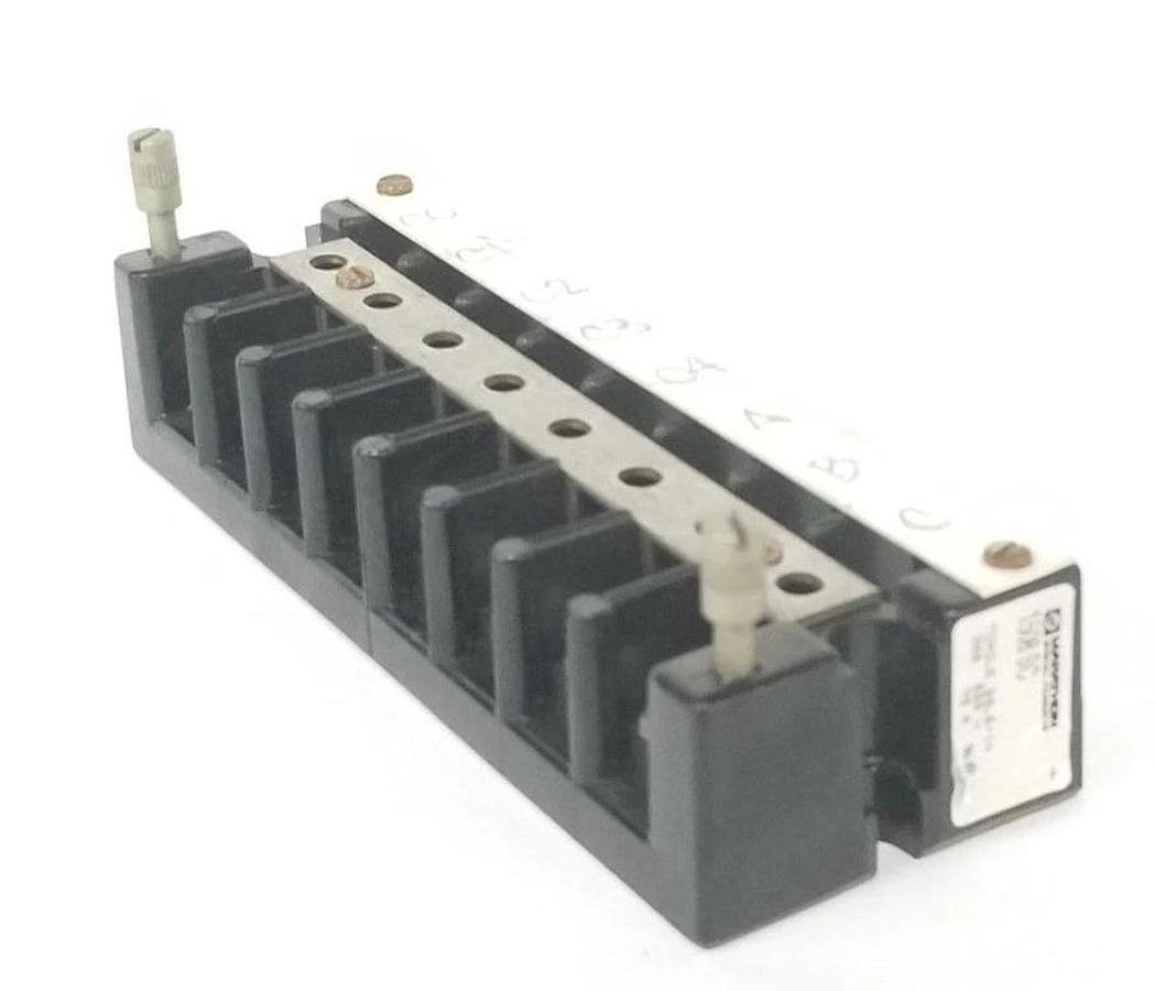 Used MARATHON SPECIAL PRODUCTS 1508SC BARRIER TERMINAL BLOCK, 600V, 75A