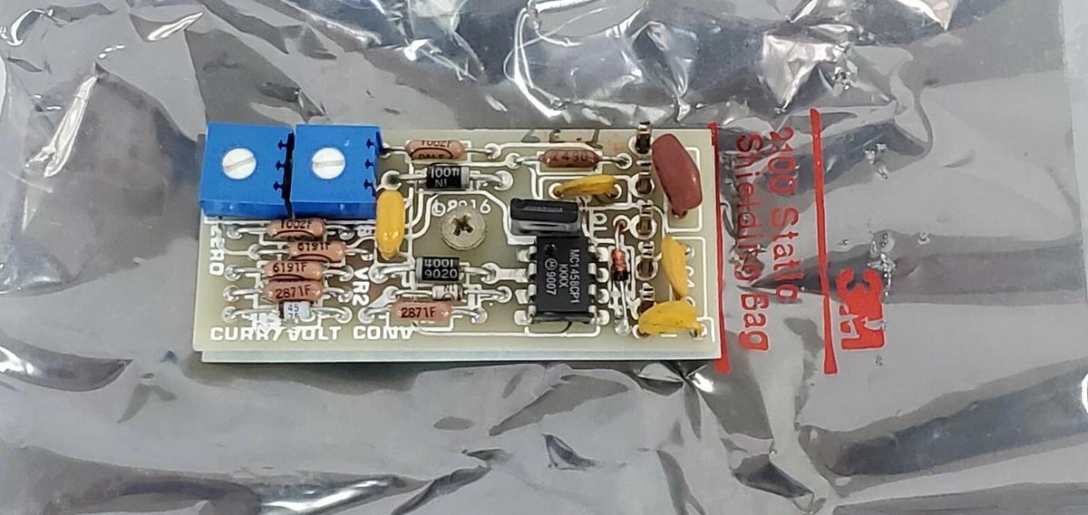 Used NIB WESTINGHOUSE 1500D76G03 INTERFACE CARD MODULE CURRENT TO VOLT CONVERSION