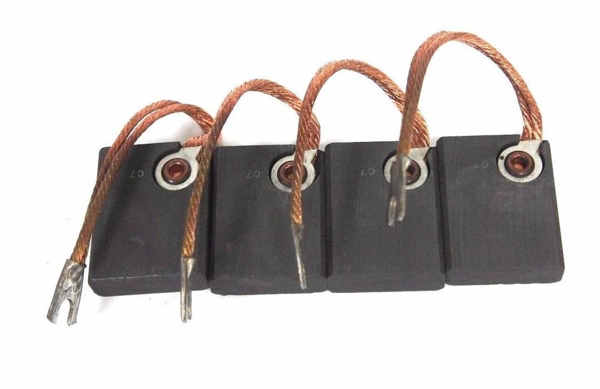 LOT OF 4 NEW HELWIG 61008566 CARBON BRUSHES 3061