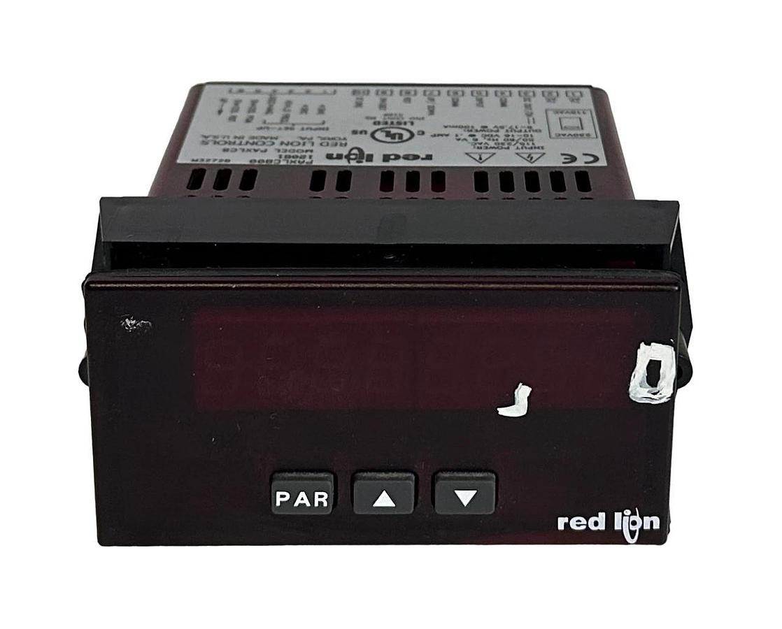 Used RED LION PAXLC800 / PAXLC8 PAX-LITE PANEL METER 115/230VAC 50/60Hz 6VA 12061