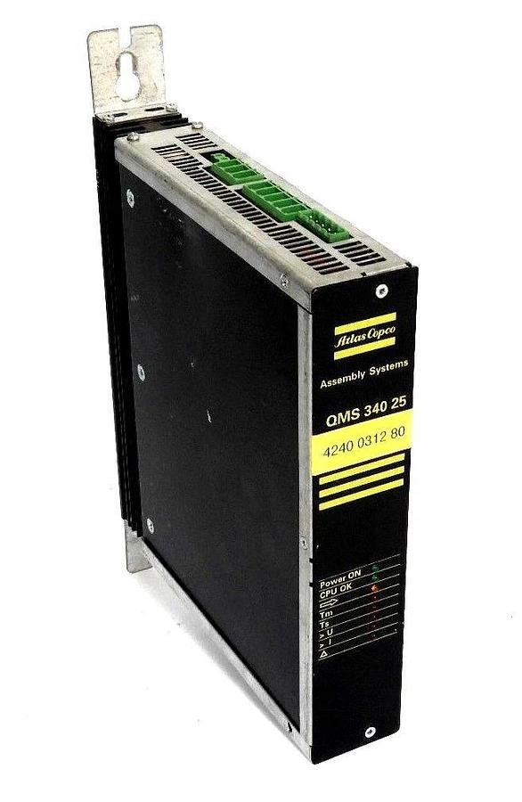 Used ATLAS COPCO QMS-340-25 SERVO CONTROLLER 4240 0312 80, QMS34025