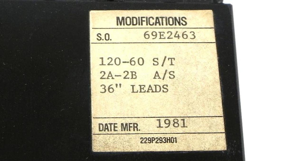 Used WESTINGHOUSE FB4100L CIRCUIT BREAKER 4 POLE 100 AMP, 69E2463