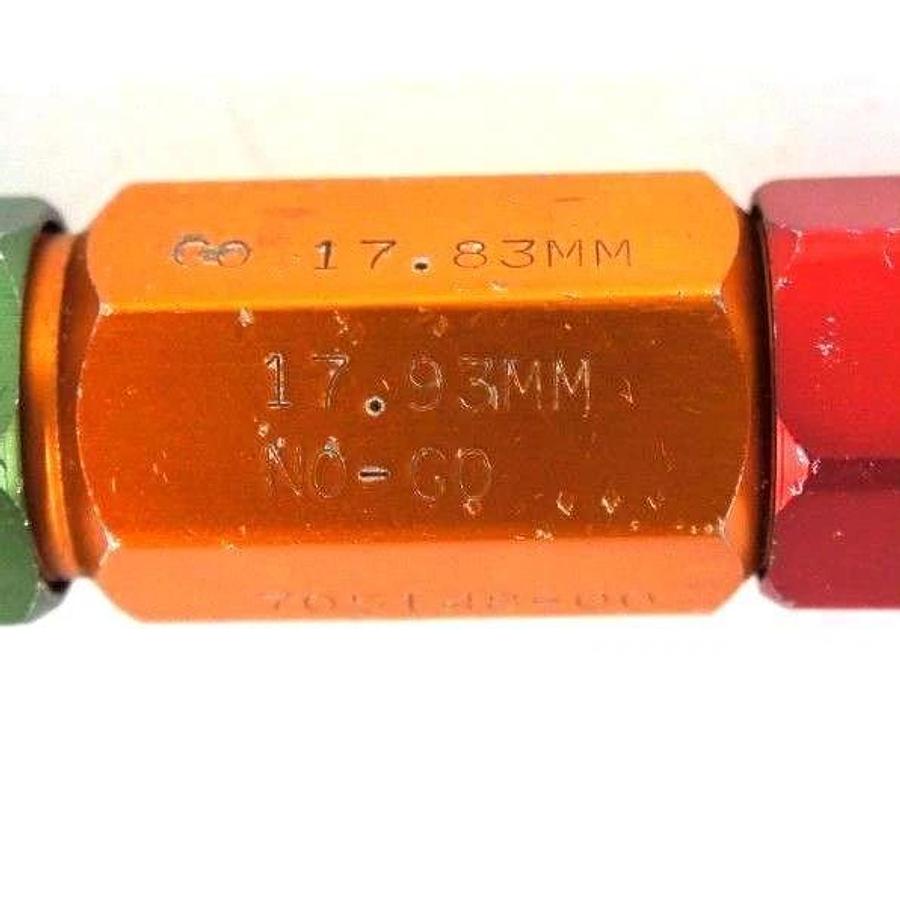Used DELTRONIC PLUG GAGE GO 17.83MM NO GO 17.93MM 705148-00 P14985