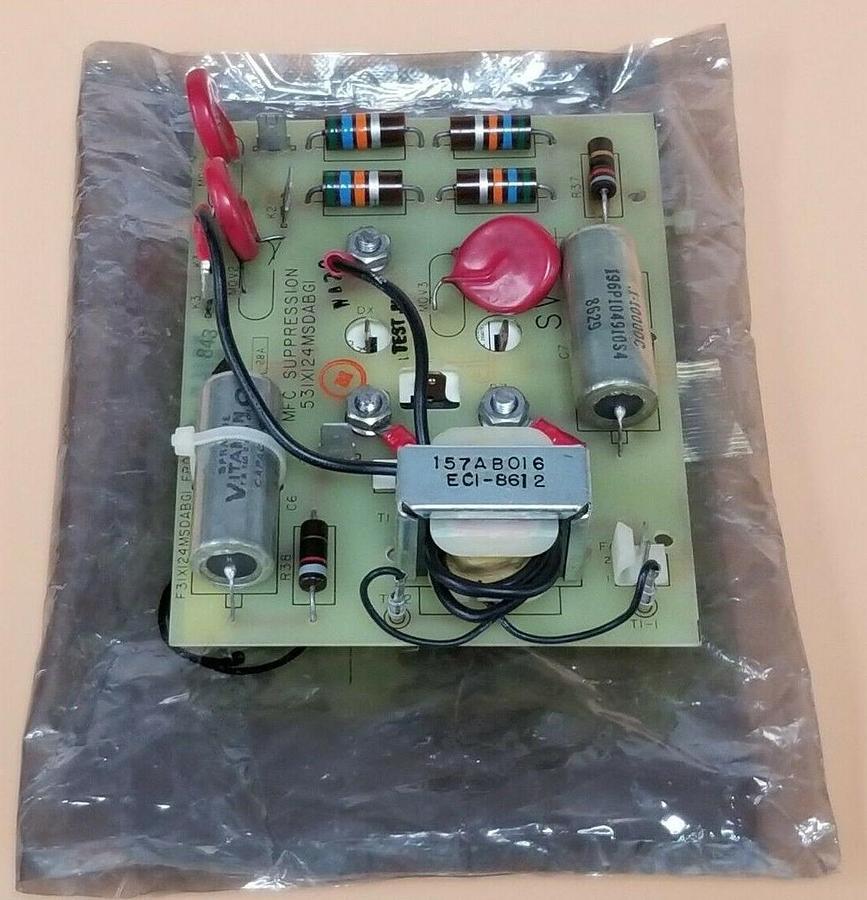 Used GENERAL ELECTRIC 531X124MSDABG1 MFC SUPPRESSION BOARD 53IXI24MSDABGI