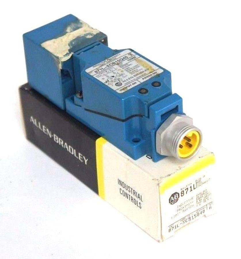 Used ALLEN BRADLEY 871L-XCB15Q40 SER. A INDUCTIVE PROXIMITY LIMIT SWITCH 15MM