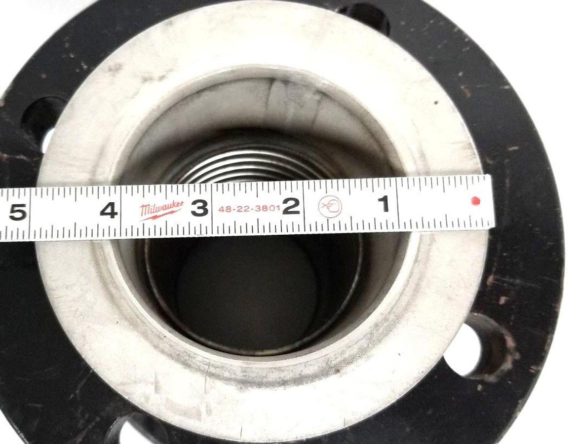 Used TLOT OF 2 GENERIC 3 150 B16 A105 MWY FLANGES W/ STAINLESS BRAIDED HOSE