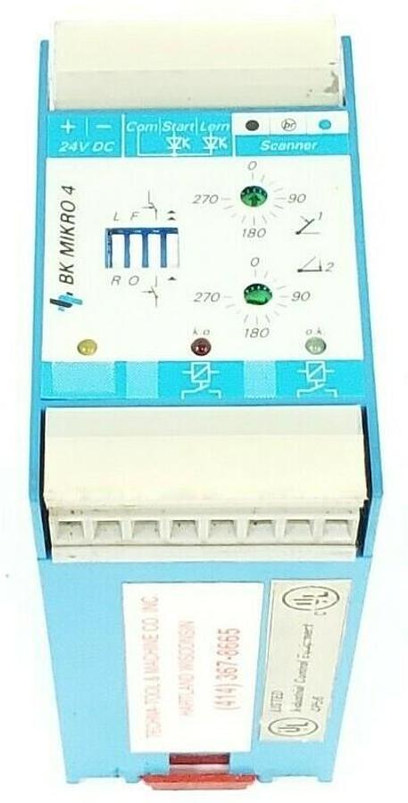 Used LEUKHARDT BK MICRO 4 8.0403.04 TIME DELAY RELAY 9527029.064