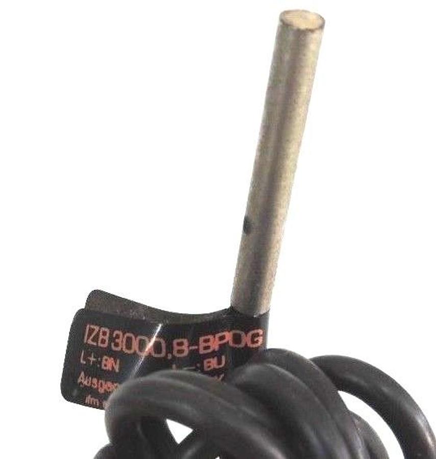 Used NEW IFM EFECTOR IZB 3000,8-BP0G PROXIMITY SWITCH 10-36VDC 200MA, IZB-30008-BPOG