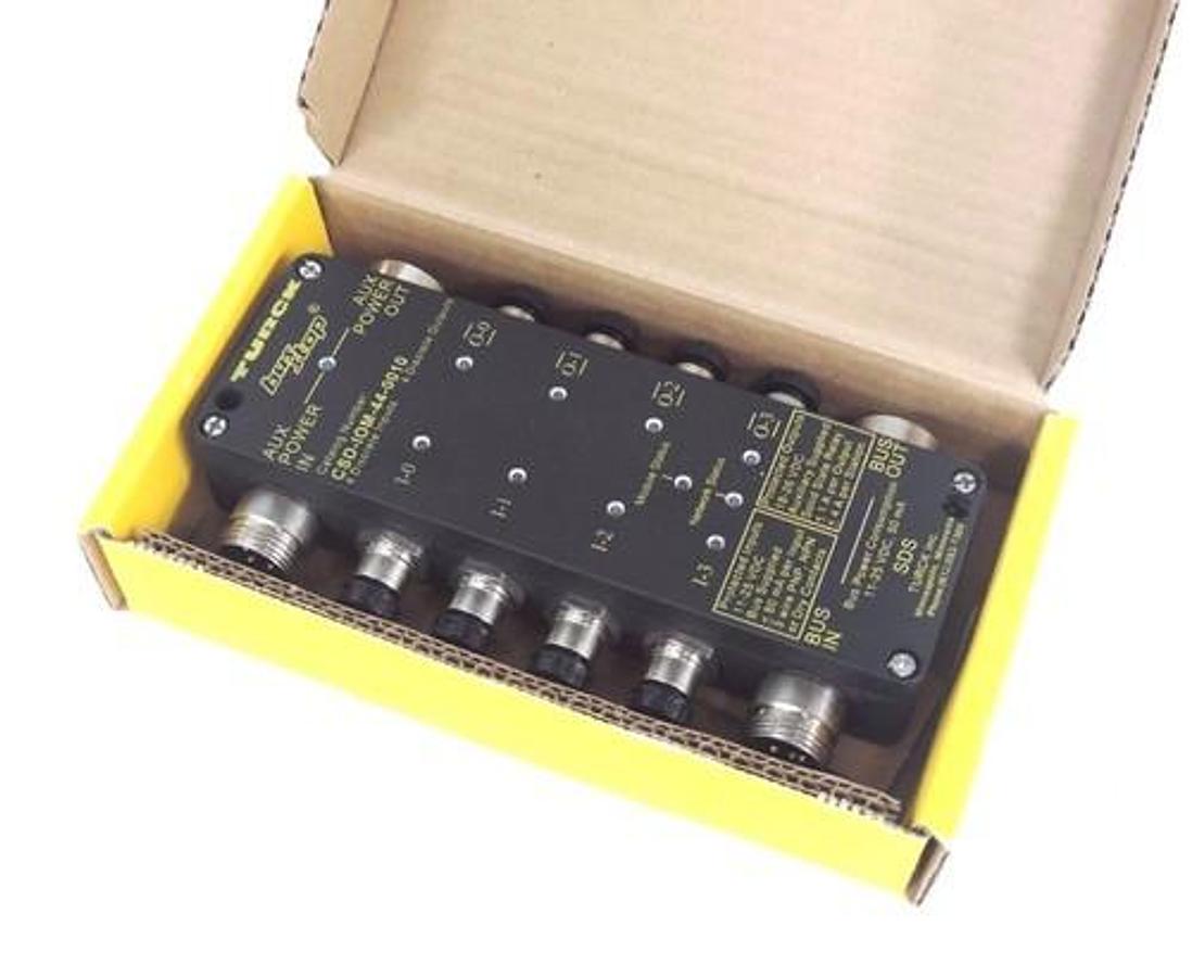 Used NIB TURCK CSD-IOM-44-0010 DEVICENET BUS STOP F0090, CSDIOM440010