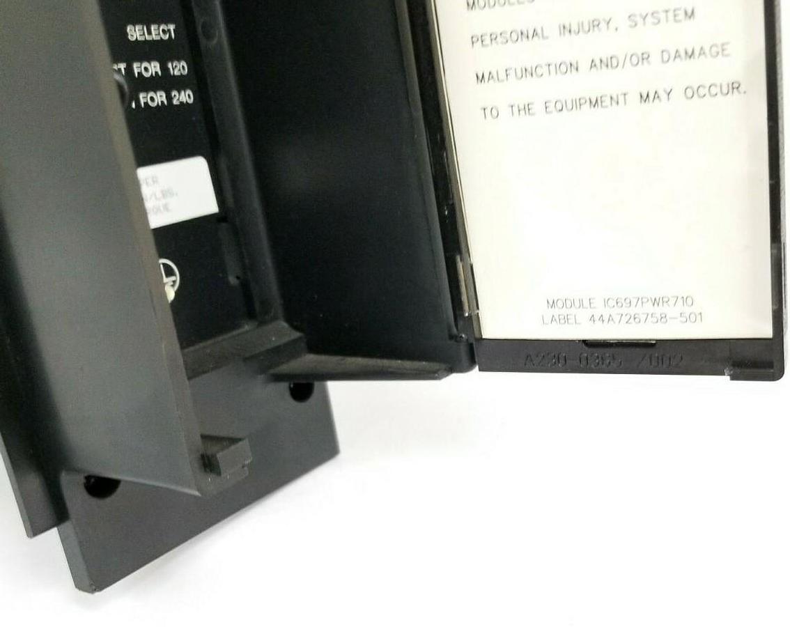 Used REPAIRED GE FANUC IC697PWR710B PROGRAMMABLE CONTROLLER IC697PWR710