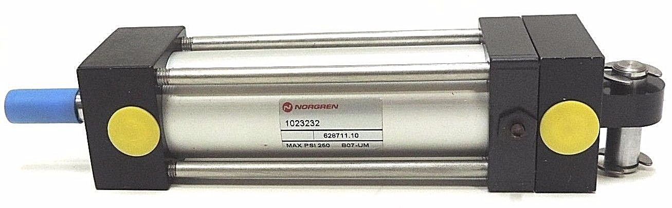 Used NEW NORGREN 628711.10 CYLINDER 1023232 MAX PSI 250, B07-UM