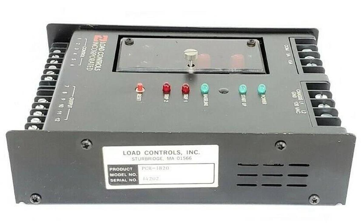 Used LOAD CONTROLS INC. PCR-1820 COMPENSATER MOTOR LOAD CONTROL PCR1820
