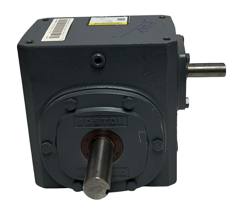 Used BOSTON GEAR 726-5-G / 51735 RIGHT ANGLE WORM GEAR SPEED REDUCER 5:1 RATIO NSNP