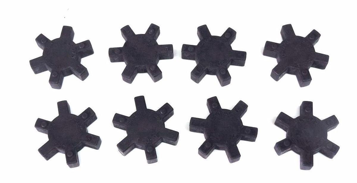 Used LOT OF 8 NEW LOVEJOY L-075 SPIDER INSERTS L075