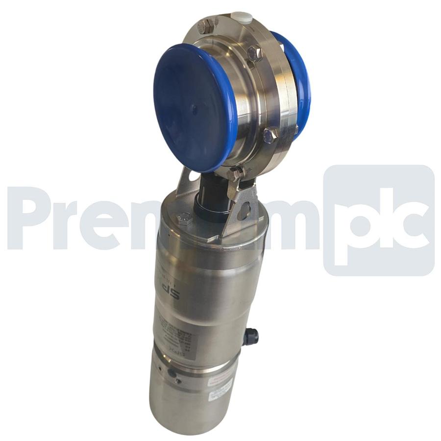 SPX 200BVP 4" S-LINE FKM ELASTOMERS BUTTERFLY VALVE w/ ACTUATOR WM20004719 NSNP