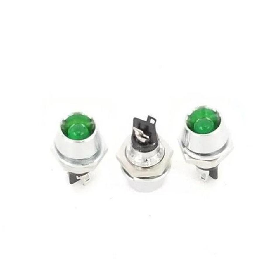 LOT OF 3 NEW GENERIC 06052 INDICATOR LAMPS GREEN 0650-6177