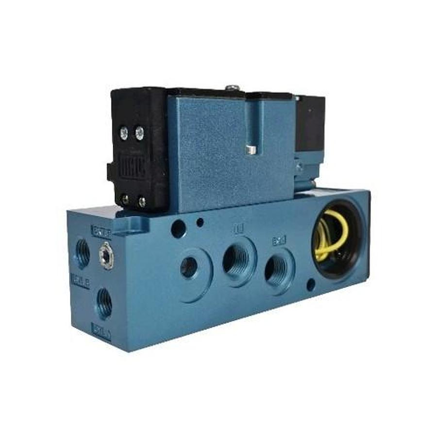 Used NEW MAC 82A-AA-BKA-TM-DAAP-1DA / 82A-AA-000-TM-DAAP-1DA SOLENOID VALVE AND BASE
