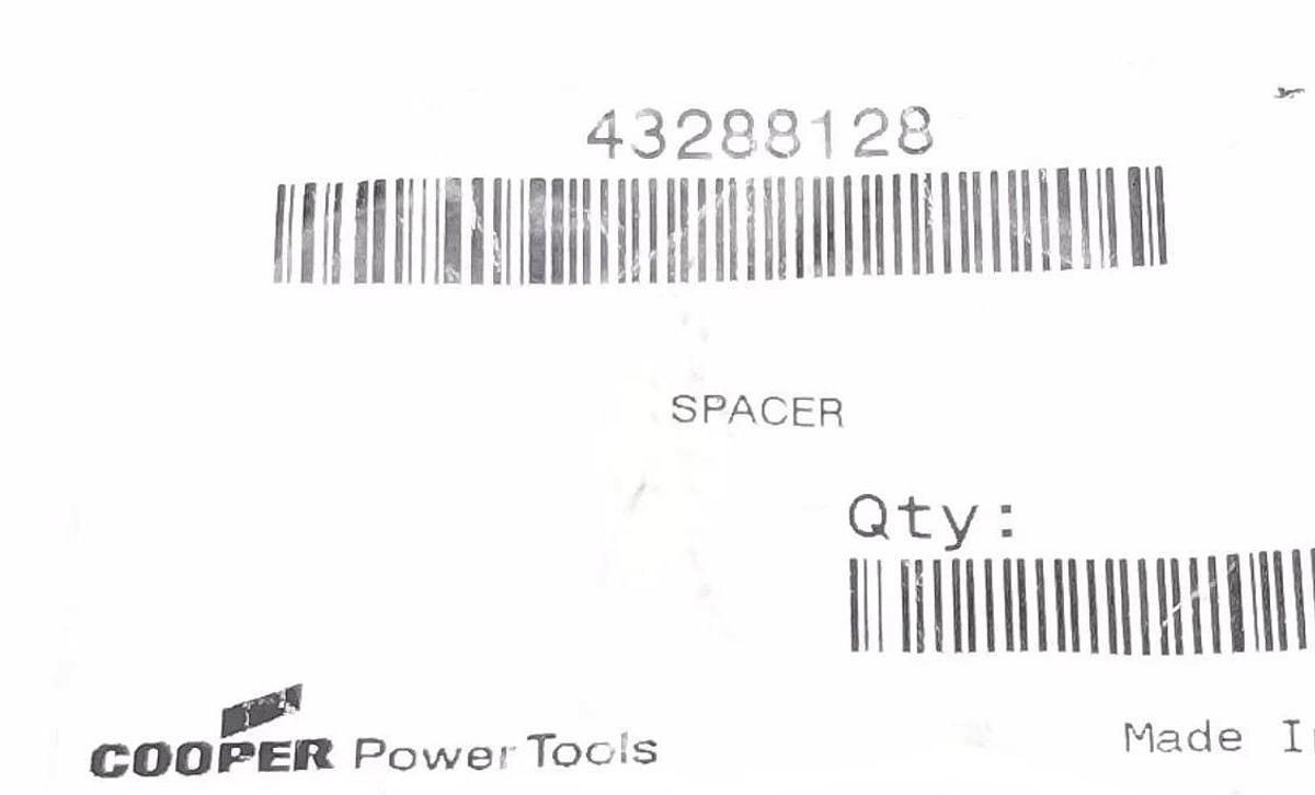 LOT OF 3 NEW COOPER POWER TOOLS 43288128 SPACERS