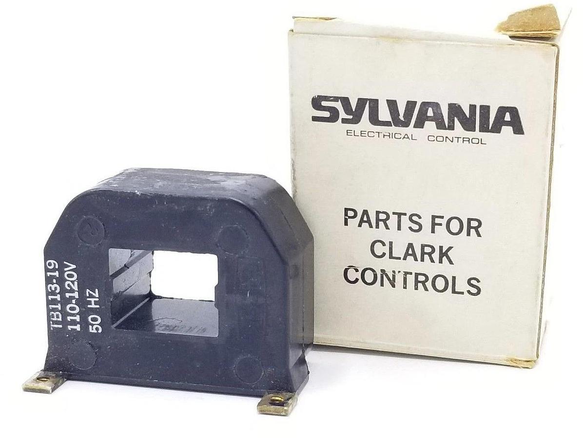 Used SYLVANIA TB113-19 MAGNET COIL TB113 TYPE CYA STARTER 110-120V, 50HZ
