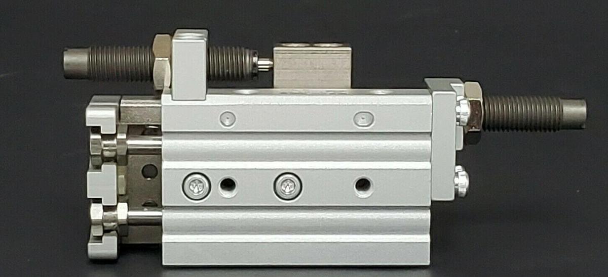 Used NEW SMC MXQ8L-20B SERIES MXQ AIR SLIDE TABLE CYLINDER MXQ8L20B