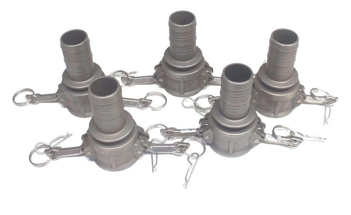 LOT OF 5 NEW GOODYEAR C150-SS STAINLESS STEEL COUPLERS 1-1/2", C150SS