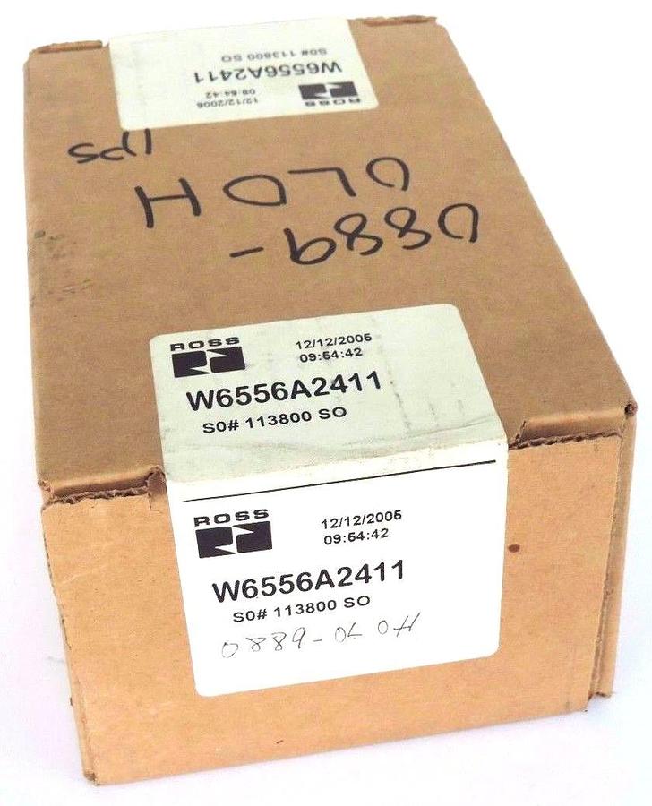 Used NIB ROSS W6556A2411 5/2 SGL PR CTL SPRING RET SZ 1