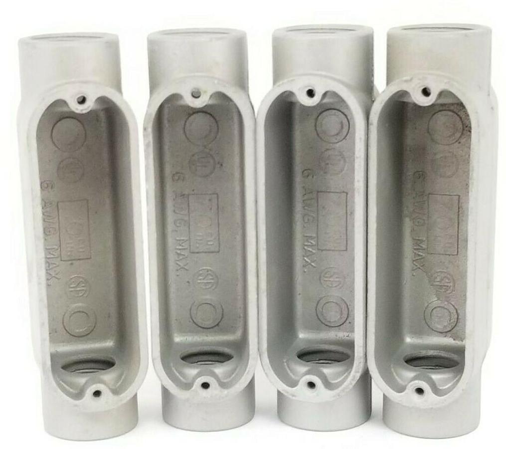 LOT OF 4 NEW APPLETON FORM 85 UNILETS 3/4'' 7.0 CU. IN. 6 AWG. MAX.
