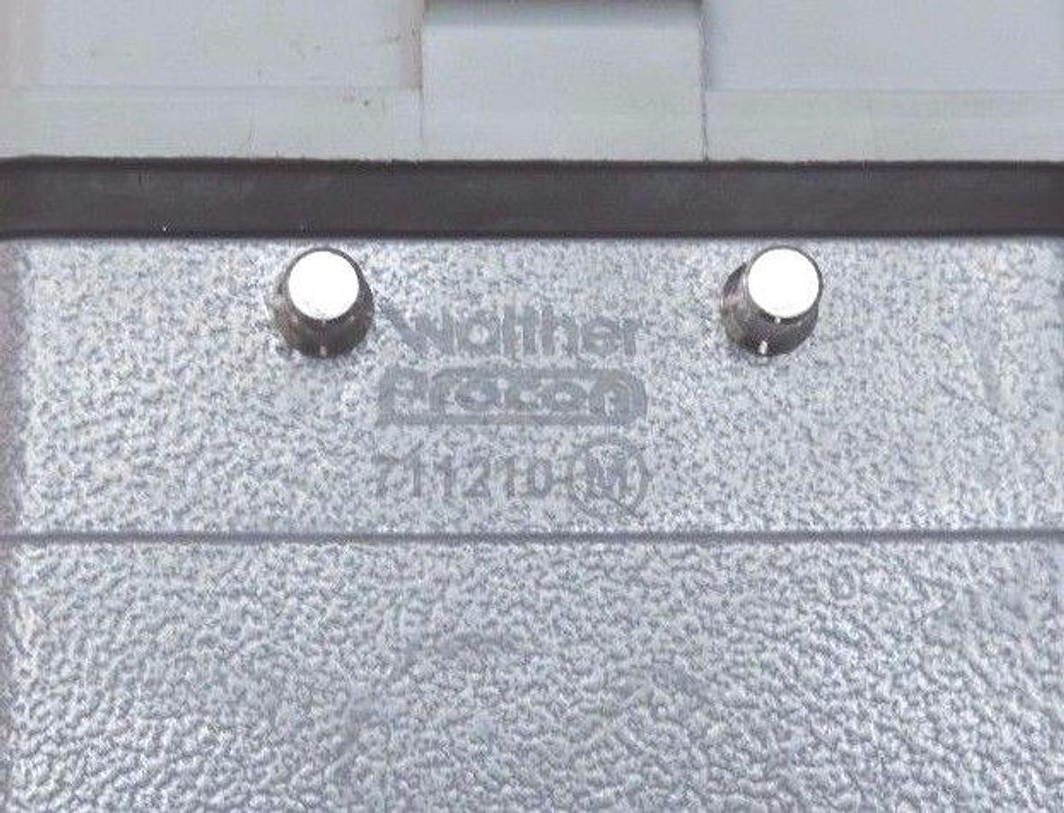 Used LOT OF 2 NEW WALTHER 711210 SURFACE MOUNT BASES