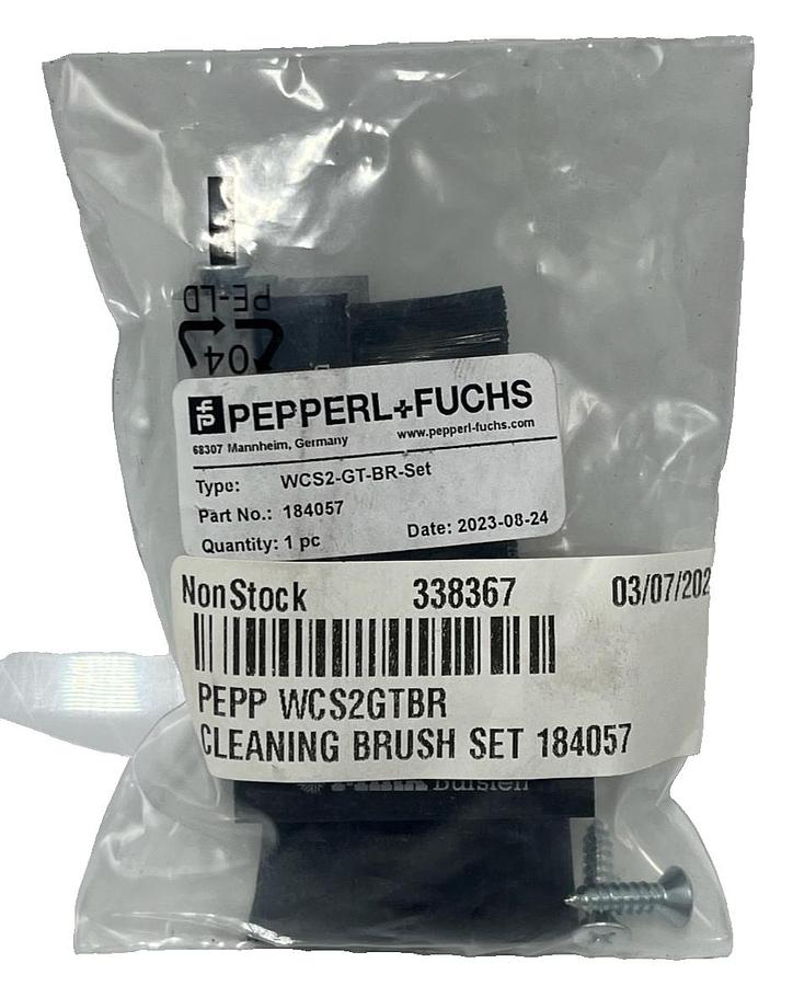 LOT OF 2 | Pepperl+Fuchs WCS2-GT-BR-SET Cleaning Brushes | Part No. 184057 | NEW