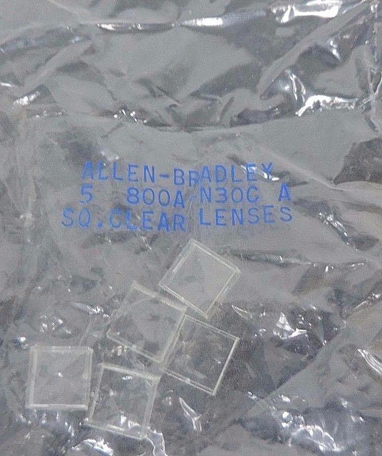 Used NIB ALLEN BRADLEY 800A-M2FC24 INDICATOR 800AM2FC24, SER. B, .110'X.020'' 5-PCS