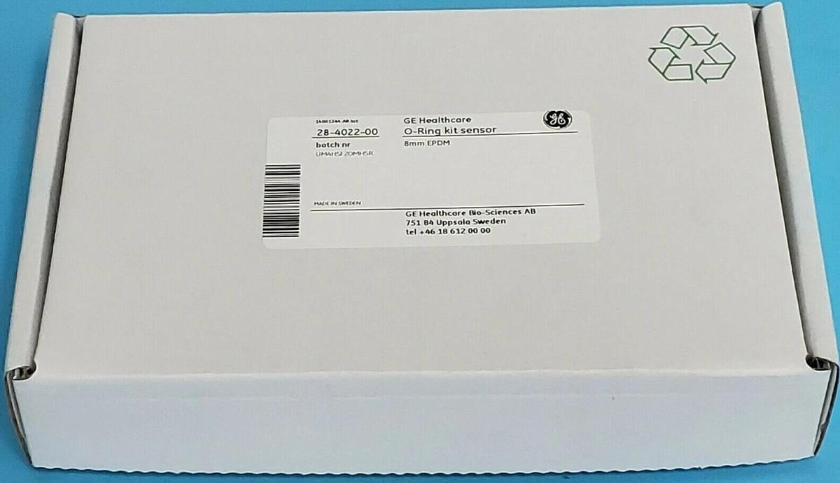 Used NIB GE HEALTHCARE 28-4022-00 O-RING KIT SENSOR 8mm EPDM 28402200 AD