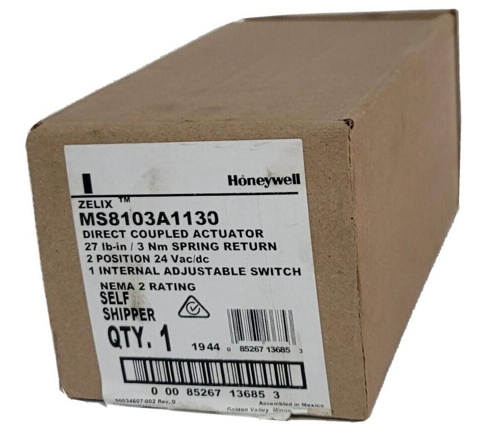 Used NEW IN BOX HONEYWELL MS8103A1130 DIRECT COUPLED ACTUATOR